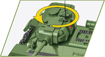 T-34/85 - COBI 2542 - 668 brick medium tank - BRICKTANKS