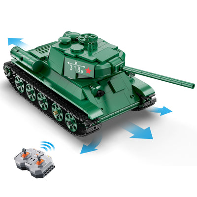 T34 Tank RC - CADA C61072W - 722 Bricks - BRICKTANKS