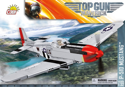 Top Gun Mustang P-51D - COBI 5846 - 350 brick fighter aircraft Planes Cobi 