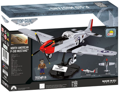Top Gun Mustang P-51D - COBI 5846 - 350 brick fighter aircraft Planes Cobi 