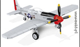 Top Gun Mustang P-51D - COBI 5847 - 145 brick fighter aircraft Planes Cobi 
