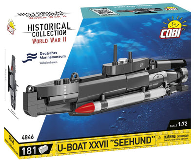 U-Boat XXVII "Sea Hound" 181 KL. - COBI 4846 - 181 Bricks Ship Cobi 