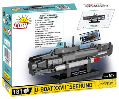 U-Boat XXVII "Sea Hound" 181 KL. - COBI 4846 - 181 Bricks Ship Cobi 