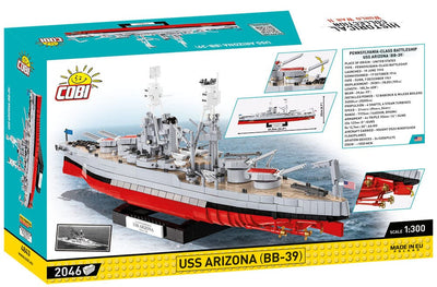 USS Arizona (BB-39) - COBI 4843 - 2046 Bricks - BRICKTANKS