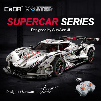 V12 Hyper Car RC - CADA C61053W - 4449 Bricks - BRICKTANKS