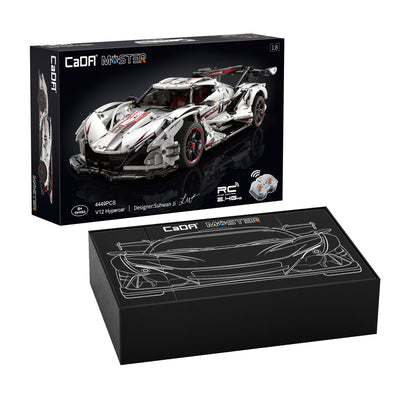 V12 Hyper Car RC - CADA C61053W - 4449 Bricks - BRICKTANKS