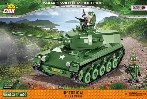 VIETNAM WAR M41A3 WALKER BULLDOG - COBI 2239 - 625 bricks - BRICKTANKS