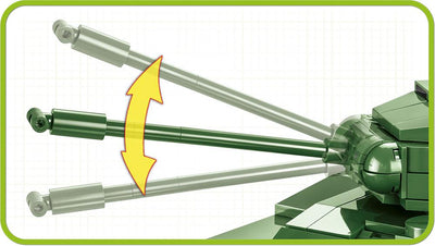 VIETNAM WAR M41A3 WALKER BULLDOG - COBI 2239 - 625 bricks - BRICKTANKS