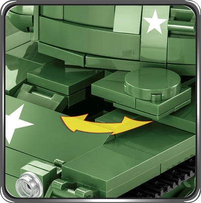 VIETNAM WAR M41A3 WALKER BULLDOG - COBI 2239 - 625 bricks - BRICKTANKS