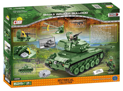 VIETNAM WAR M41A3 WALKER BULLDOG - COBI 2239 - 625 bricks - BRICKTANKS