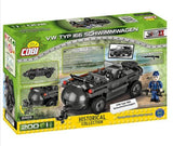 VW Type 166 Schwimmwagen - COBI 2403 - 200 brick light vehicle - BRICKTANKS