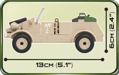 VW Type 82 Kübelwagen - COBI 2402 - 195 bricks - BRICKTANKS