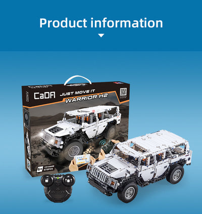 Warrior H2 RC Truck - CADA C51044W - 575 Bricks - BRICKTANKS