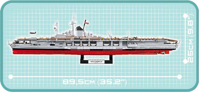 WWII Aircraft Carrier Graf Zeppelin - COBI 4826 - 3136 Bricks - BRICKTANKS