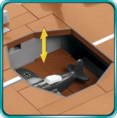 WWII Aircraft Carrier Graf Zeppelin - COBI 4826 - 3136 Bricks - BRICKTANKS