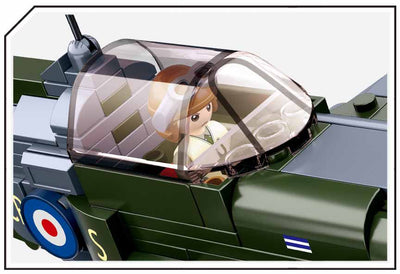 WWII Fighter of the British Army - SLUBAN M38-B0712 - 290 Bricks - BRICKTANKS