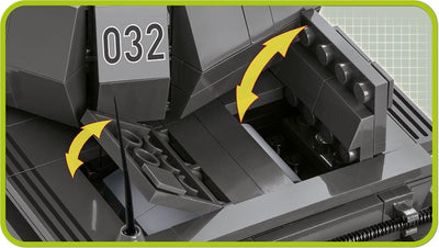 WWII Flakpanzer IV Wirbelwind - COBI 2548 - 590 Bricks - BRICKTANKS