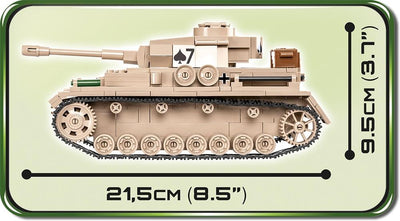 WWII Panzerkampfwagen IV Ausf. - COBI 2546 - 555 Bricks - BRICKTANKS