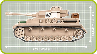 WWII Panzerkampfwagen IV Ausf. - COBI 2546 - 555 Bricks - BRICKTANKS