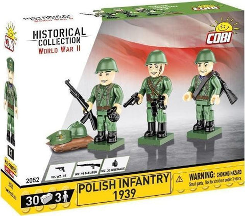 WWII Polish Infantry 1939 - COBI 2052 - 30 bricks - BRICKTANKS