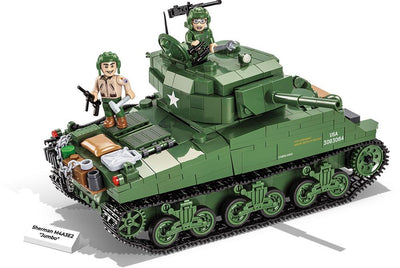 WWII Sherman M4A3E2 - COBI 2550 - 720 Bricks - BRICKTANKS