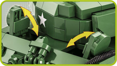 WWII Sherman M4A3E2 - COBI 2550 - 720 Bricks - BRICKTANKS
