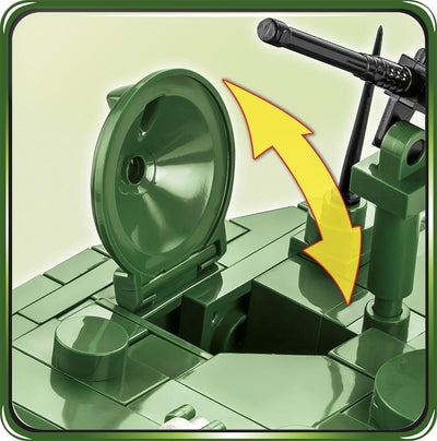 WWII Sherman M4A3E2 - COBI 2550 - 720 Bricks - BRICKTANKS