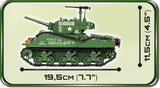 WWII Sherman M4A3E2 - COBI 2550 - 720 Bricks - BRICKTANKS