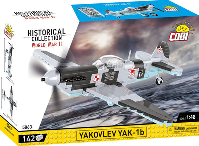 Yakovlev Yak - 1B brick plane model - COBI 5863 - 142 bricks Planes Cobi 