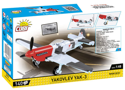 Yakovlev Yak-3 brick plane model - COBI 5862 - 140 bricks Planes Cobi 