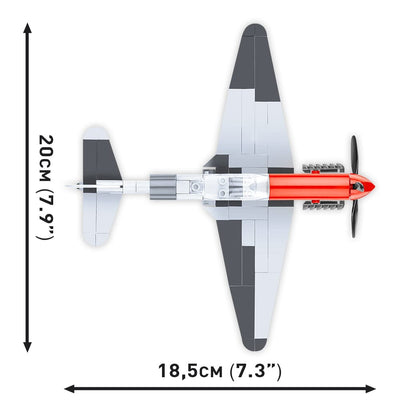 Yakovlev Yak-3 brick plane model - COBI 5862 - 140 bricks Planes Cobi 