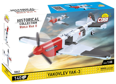 Yakovlev Yak-3 brick plane model - COBI 5862 - 140 bricks Planes Cobi 