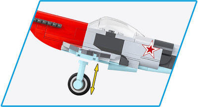 Yakovlev Yak-3 brick plane model - COBI 5862 - 140 bricks Planes Cobi 